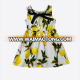 Girl printed vest dress sleeveless backless with children's clothing