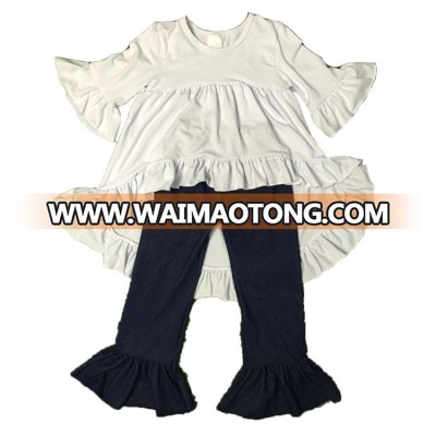 Wholesale children's boutique clothing baby clothes manufacturers usa children sping outfit set